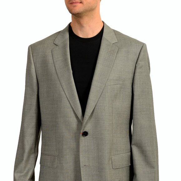 Hugo Boss Men's "Jeffert182" Regular Fit Wool Two Button Blazer US 48L IT 58L - Picture 1 of 6